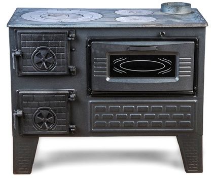 Отопительно-варочная печь МастерПечь ПВ-04 с духовым шкафом, 7,5 кВт в Уфе