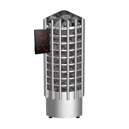 Электрокаменка для сауны Harvia Glow Corner TRC90XE c цифровой панелью управления в Уфе